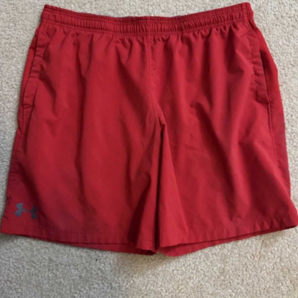 Men’s Red Under Armour Athletic Shorts - Size XL